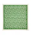 Weekend Max Mara Silk Printed Square Scarf In Green