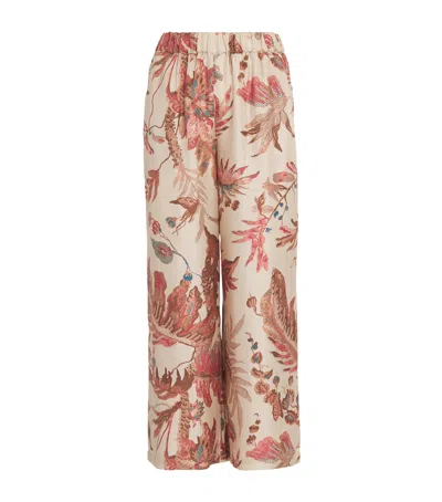 Weekend Max Mara Silk Printed Trousers
