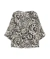 Weekend Max Mara Weekend Ginnico Silk Top In Black