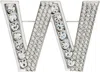 Weekend Max Mara Silver & White Carella Brooch In 002 Optical White