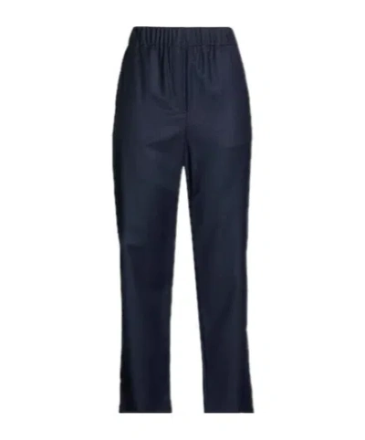 Weekend Max Mara Simple Straight-leg Trousers In Black