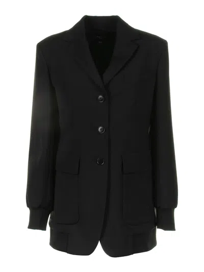 Weekend Max Mara Single -breasted Black Odeon Jacket