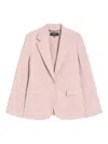 Weekend Max Mara Single-breasted Blazer In Pink