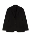 Weekend Max Mara Erik Single Breasted Blazer In Black