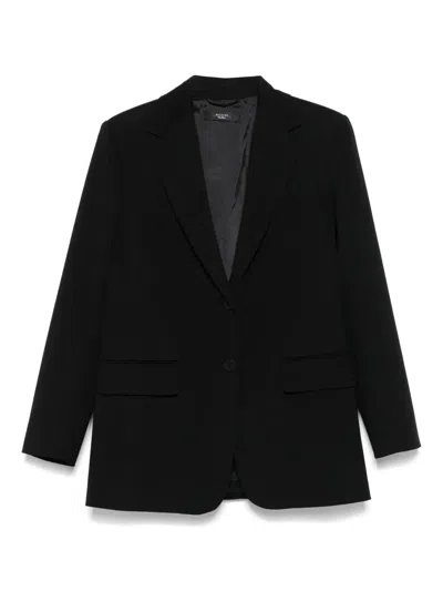 Weekend Max Mara Single-breasted Blazer In Black