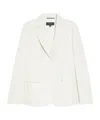 Weekend Max Mara Nervoso Sabbia Double-breasted Blazer In White