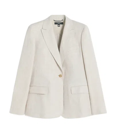 Weekend Max Mara Single Breasted Blazer In White