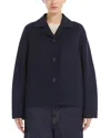 Weekend Max Mara Long-sleeved Casual Jacket In Navy
