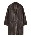 Weekend Max Mara Single-breasted Long-sleeved Coat In Black
