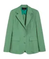 Weekend Max Mara Lamine Blazer In Green