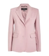 Weekend Max Mara Single-breasted Uva Blazer In Pink