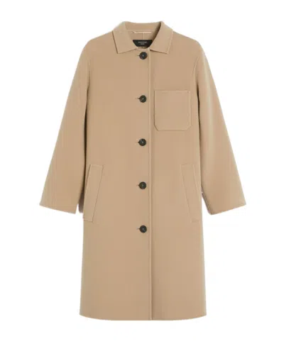 Weekend Max Mara Single-breasted Wool Coat
