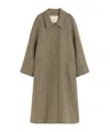Weekend Max Mara Single-breasted Wool Coat In Brown