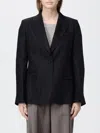Weekend Max Mara Single-breasted Blazer In Black