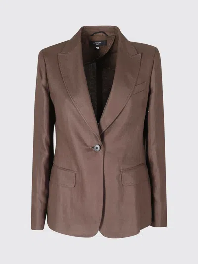 Weekend Max Mara Single-breasted Blazer In Brown