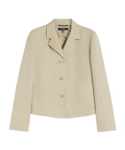 Weekend Max Mara Single-breasted Jacket In Neutral