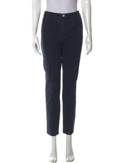 Pre-owned Weekend Max Mara Skinny Leg Pants In Blue