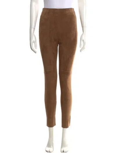 Pre-owned Weekend Max Mara Skinny Leg Pants In Brown