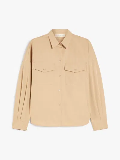 WEEKEND MAX MARA WEEKEND MAX MARA SKIPPER SHIRT BEIGE
