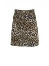WEEKEND MAX MARA SPOTTED COTTON SKIRT