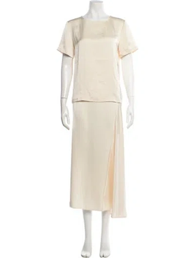 Pre-owned Weekend Max Mara Skirt Set In Neutral