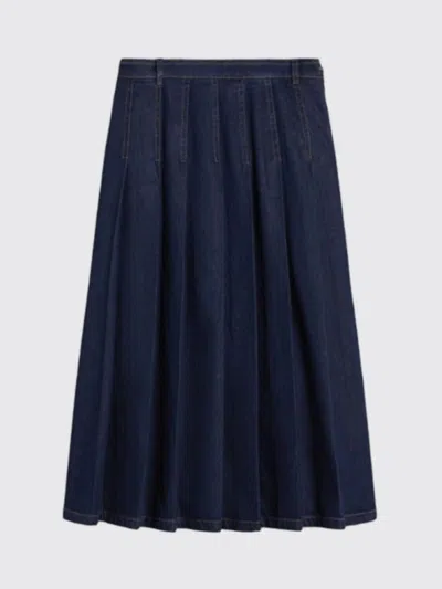 Weekend Max Mara Wkdovale Skirt Navy In Blue