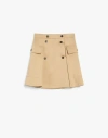 Weekend Max Mara Women's Zebio Skirt Beige | Size 44 | 2515101021600001 In Beige