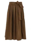 Weekend Max Mara Zarda Skirts Brown In Brown