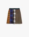 Weekend Max Mara Lampada Skirt In Camel Check In Brown