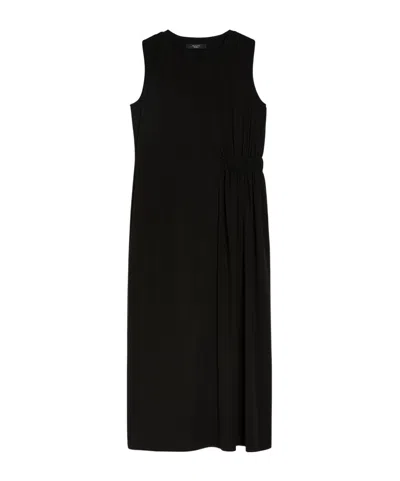Weekend Max Mara Sleeveless Dress In Black