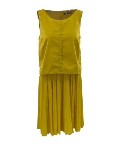 Weekend Max Mara Sleeveless Dress In Brown