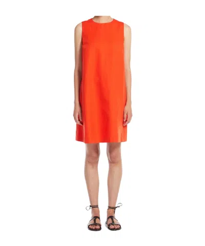 Weekend Max Mara Sleeveless Dress In Orange