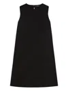 Weekend Max Mara Sleeveless Shift Mini Dress In Black