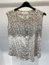 Weekend Max Mara Sleeveless Shirt In Gray