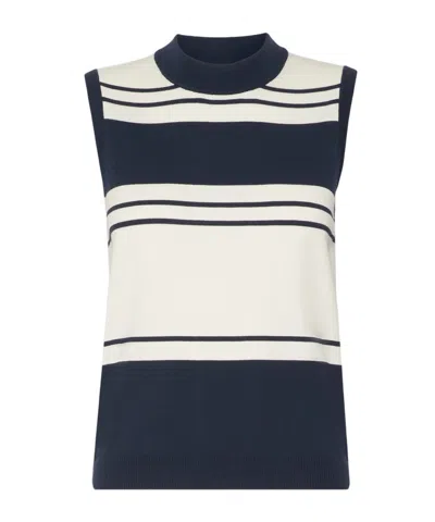 Weekend Max Mara Sleeveless Sweater In Blue