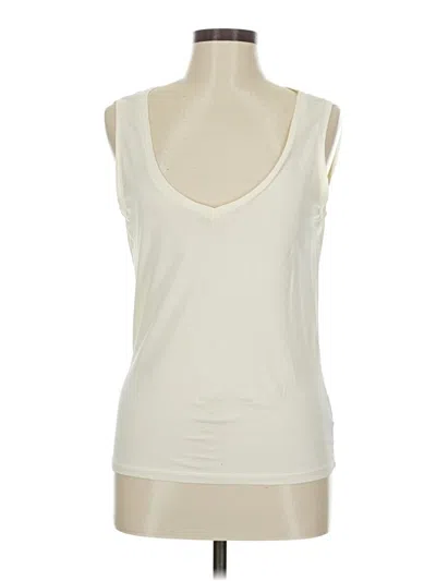 Pre-owned Weekend Max Mara Sleeveless T-shirt In White