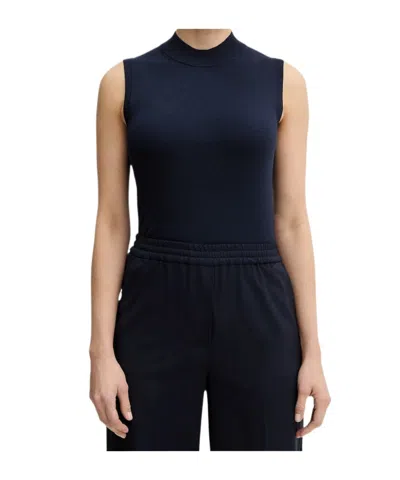 Weekend Max Mara Sleeveless Vest In Blue