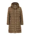 Weekend Max Mara Weekend Maxmara Cerbero Slim Fit Down Jacket In Water Repellent Taffeta In Brown