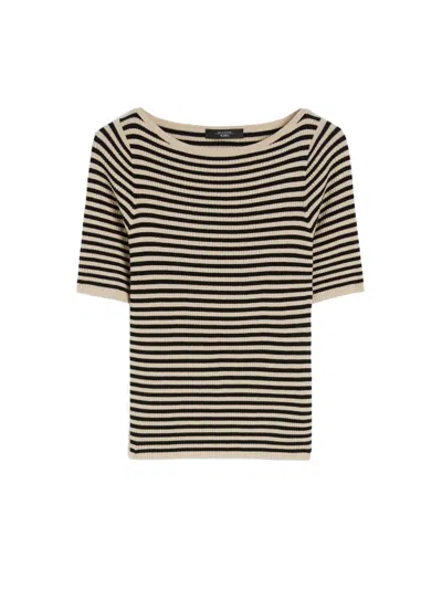 Weekend Max Mara Slim-fit Stretch Viscose T-shirt