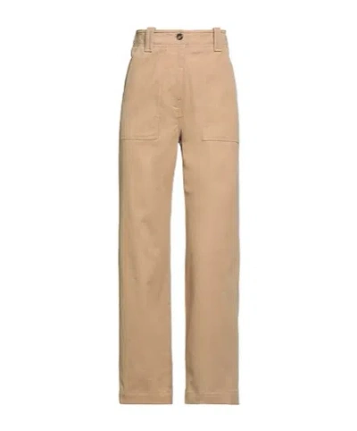 Weekend Max Mara Slim-fit Long Pants In Brown