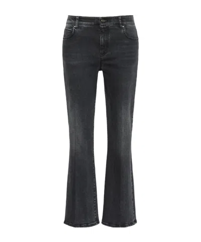 Weekend Max Mara Slim-fit Super Stretch Denim Jeans In Black