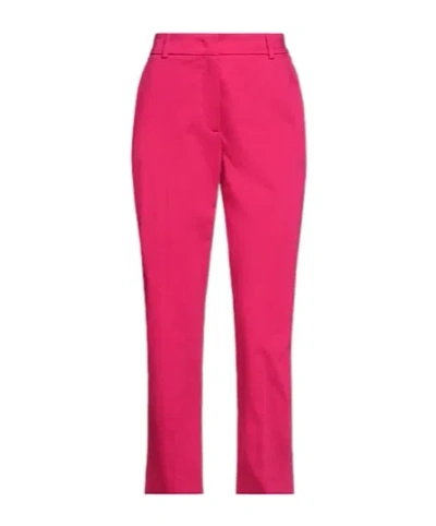 Weekend Max Mara Slimming Nine-inch Trousers In Pink