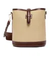 Weekend Max Mara Vasaio Coloniale Bucket Bag In Nude