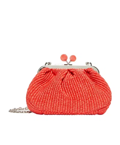 Weekend Max Mara Small Chain Shoulder Bag In Red