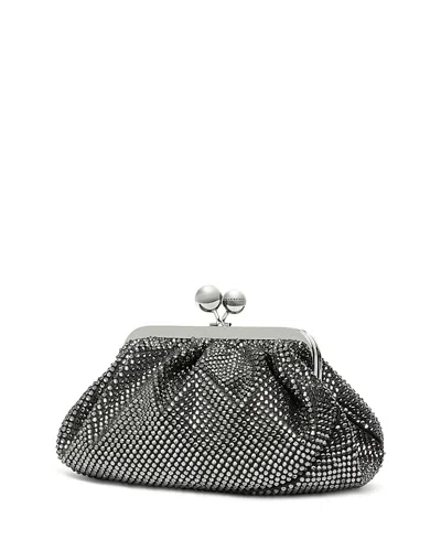 Weekend Max Mara Small Pasticcino Bag In Black
