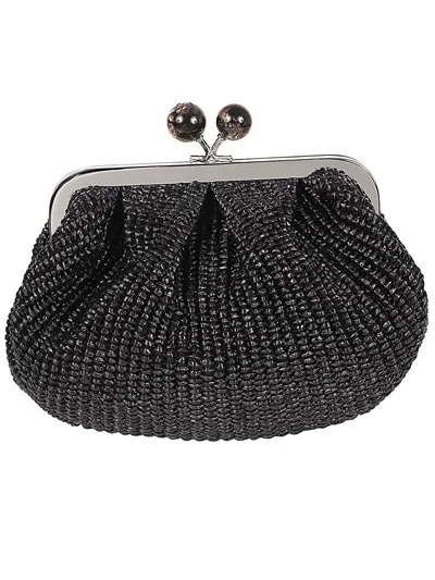 Weekend Max Mara Small Pasticcino Bag In Black