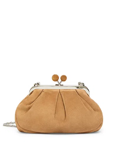Weekend Max Mara Small Pasticcino Bag In Brown