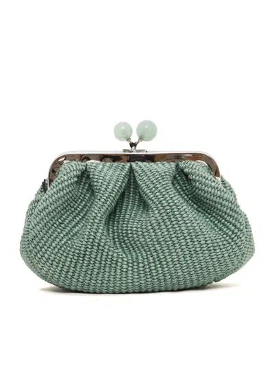 Weekend Max Mara Hand Held Bag. In Green