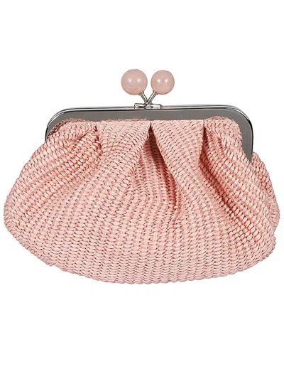 Weekend Max Mara Small Pasticcino Bag In Pink