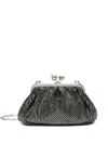 Weekend Max Mara Small Pasticcino Clutch Bag In Black